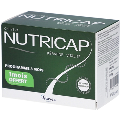 Nutrisanté Nutricap kératine vitalité cheveux et ongles