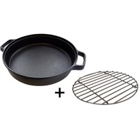 2000035416 ustensile de cuisson pour le camping Noir, Acier inoxydable, Poêle