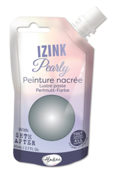 Peinture textile 3D nacrée izink pearly argent - pewter 80 ml características