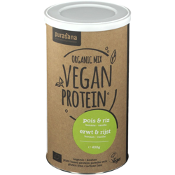 Purasana® Protéines végétales mix pois & riz - banane vanille Bio en oferta