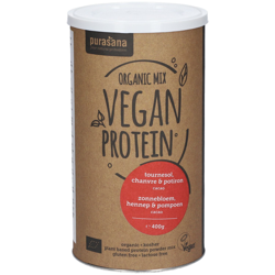 Purasana® Protéines végétales mix tournesol, chanvre & potiron - cacao Bio características