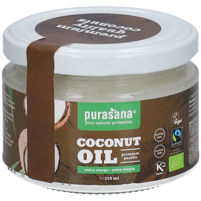 Purasana Huile de noix de coco extra vierge Fair Trade