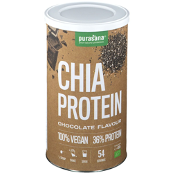 Purasana Protéines végétales chia 36% chocolat Bio en oferta