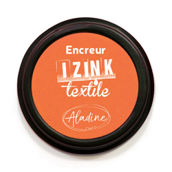 Encreur textile izink orange en oferta