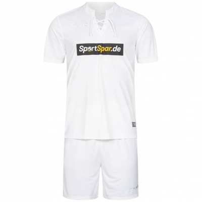 Zeus x Sportspar.de Legend Ensemble de foot Maillot avec short blanc