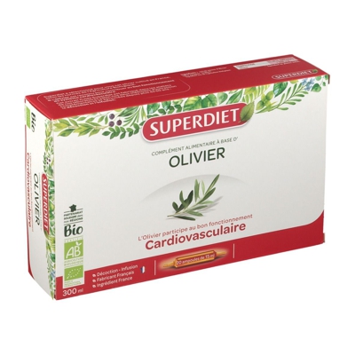 Superdiet Olivier Bio Cardiovasculaire Ampoule