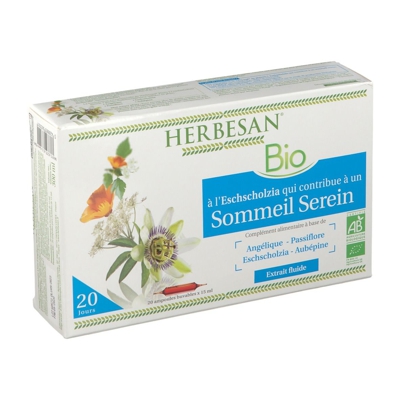 Herbesan® Complexe Eschscholzia - Sommeil Serein Bio Ampoule
