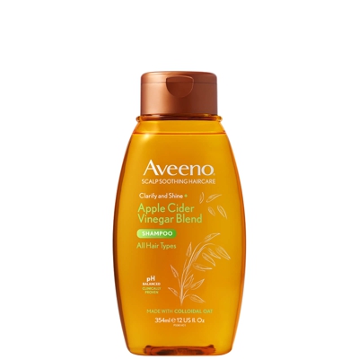 Aveeno Scalp Soothing Haircare Clarify and Shine Apple Cider Vinegar Shampoo 354ml