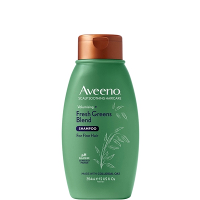 Aveeno Scalp Soothing Haircare Volumising Fresh Greens Blend Shampoo 354ml