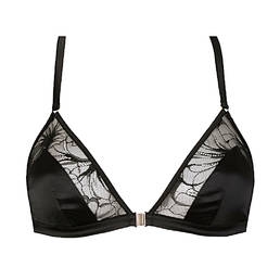 ATELIER AMOUR soutien-gorge triangle en satin Nuit à Broadway