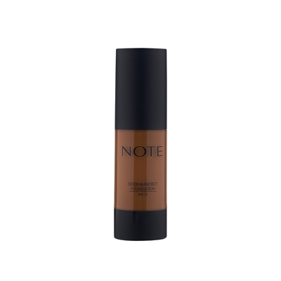 Note Cosmetics Detox and Protect Foundation 35ml (Various Shades) - 115 Ebony