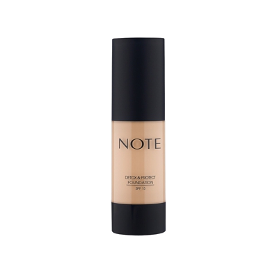 Note Cosmetics Detox and Protect Foundation 35ml (Various Shades) - 122 Light Beige
