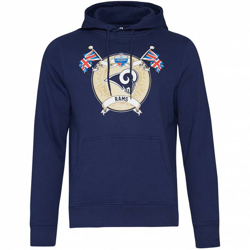 Rams de Los Angeles NFL Fanatics Britannia Hommes Sweat à capuche 1979MNVYLGOLAR precio