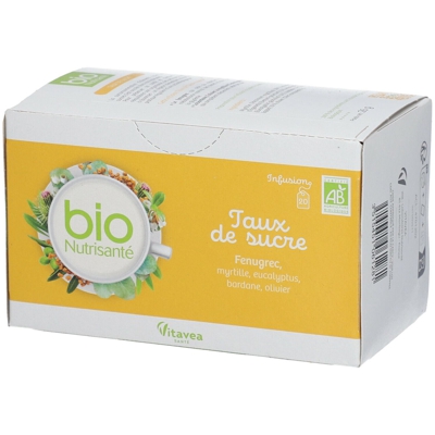 Nutrisanté Infusion Bio Taux de sucre