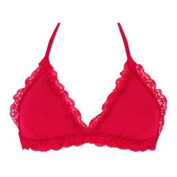 SORAYA haut de maillot de bain triangle froufrou St Barth