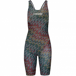 HEAD SWS Team Printed Suite Knee Leg Fille Maillot de bain une pièce 452573-COL en oferta
