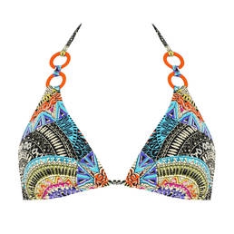 SORAYA haut de maillot de bain triangle cassis Bombay