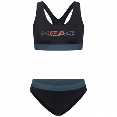 HEAD SWS Colourise V Bikini Volley Femmes Ballon de volley-ball de plage Ensemble 452523-BKGR