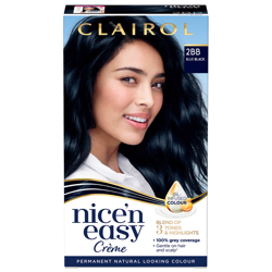 Clairol Nice' n Easy Crème Natural Looking Oil Infused Permanent Hair Dye 177ml (Various Shades) - 2BB Blue Black características
