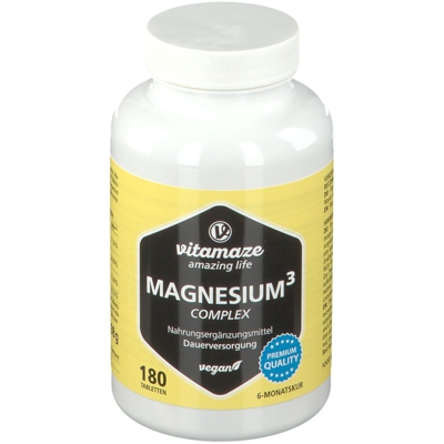 Vitamaze Magnesium 350 mg Complexe citrate/oxyde/carbone végétalien