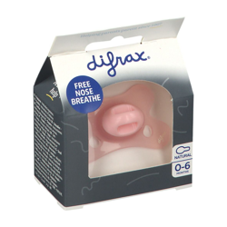 difrax® Sucette Natural Rose 0-6 Mois (Couleur non sélectionnable) en oferta