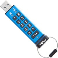 DataTraveler 2000 16GB lecteur USB flash 16 Go USB Type-A 3.2 Gen 1 (3.1 Gen 1) Bleu, Clé USB