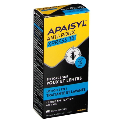 Apaisyl® Poux traitement anti poux et lentes