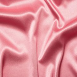 Tissu satin de soie vieux rose uni 100% Italie en oferta