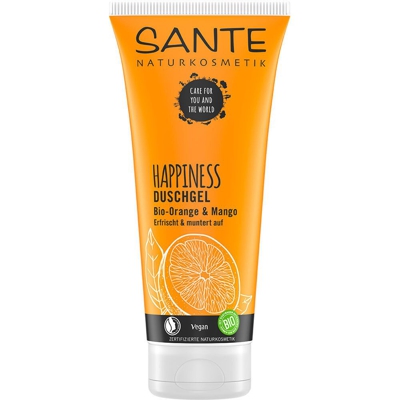 Sante Naturkosmetik Happiness Gel douche Orange-Mangue