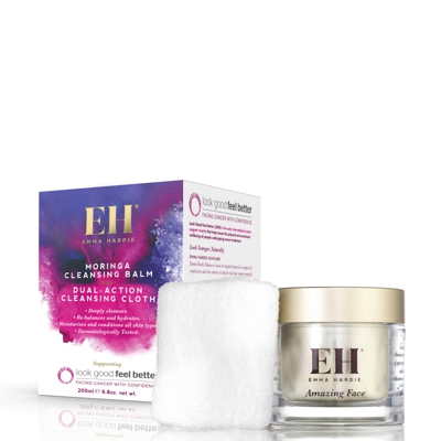 Emma Hardie Moringa Cleansing Balm 200ml with Dual Action Cleansing Cloth