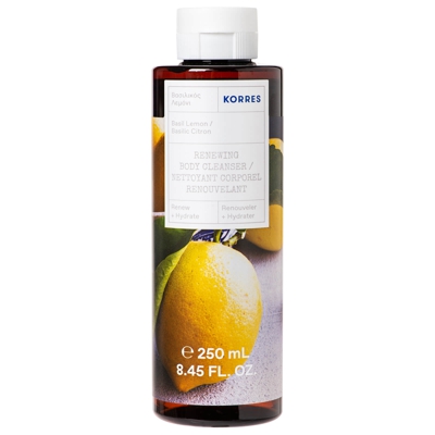 KORRES Basil Lemon Renewing Body Cleanser 250ml
