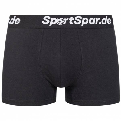 Sportspar.de Hommes "Sparbuchse" Boxer-shorts noir et blanc