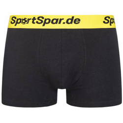 Sportspar.de Hommes "Sparbuchse" Boxer-shorts noir-jaune en oferta
