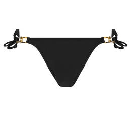 SORAYA bas de maillot de bain slip ficelles tess Noir