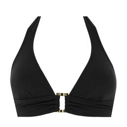 SORAYA haut de maillot de bain triangle maintien emma Noir