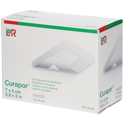 Curapor® Pansement chirurgical, stérile 7 cm x 5 cm