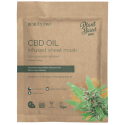 BeautyPro CBD Oil Infused Sheet Mask 22ml características