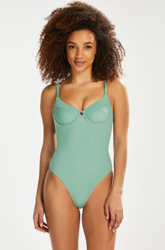 Hunkemöller Maillot de bain échancré Sienna Vert precio