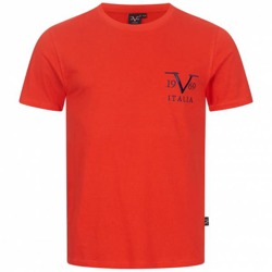 19V69 Versace 1969 Basic Big Logo Hommes T-shirt VI20SS0008A rouge características