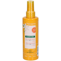 Klorane Spray Solaire Sublime au Monoï et Tamanu BIO Spf30 Corps características