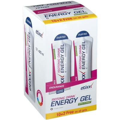 etixx Isotonic Drink Energy Gel Pomme
