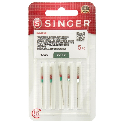 Aiguilles machine universelles Singer n°70