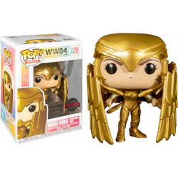 WONDER WOMAN GOLDEN ARMOR SHIELD / WONDER WOMAN 84 / FIGURINE FUNKO POP / EXCLUSIVE SPECIAL EDITION características