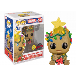 GROOT HOLIDAY/ MARVEL / FIGURINE FUNKO POP / EXCLUSIVE SPECIAL EDITION / GITD precio