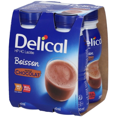 Delical Boisson lactée Hphc Chocolat 362 kcal