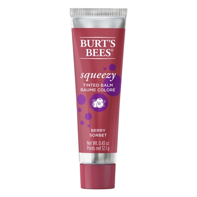Burt's Bees 100% Natural Origin Squeezy Tinted Lip Balm (Various Shades) - Berry Sorbet