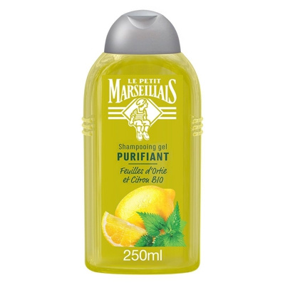Le Petit Marseillais Shampooing Purifiant - Feuilles d'Ortie et Citron BIO