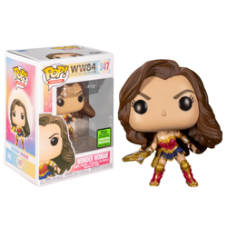 WONDER WOMAN WITH TIARA BOOMERANG / WONDER WOMAN 84 / FIGURINE FUNKO POP / EXCLUSIVE ECCC 2021 precio
