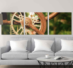 Tableau décoratif Chaîne de vélo en oferta