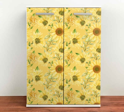 Sticker Deco Meuble Gros pétales de tournesol